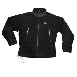 Vintage Patagonia R3 Radiant Fleece Jacket‎ Black Large Made in USA Outdoor